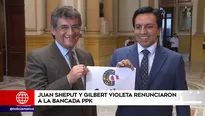 Juan Sheput y Gilbert Violeta renunciaron a la bancada PPK. Foto: América Noticias