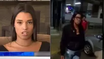 Giordana Lostanau se hizo conocida por lanzar insultos racistas a policías de La Punta (Foto: Captura América TV)