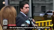 Giro en la hipótesis sobre la muerte de José Miguel Castro