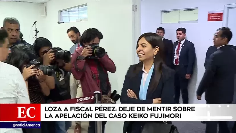 Loza a fiscal Pérez: Deje de mentir sobre apelación de caso Keiko Fujimori