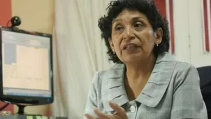 Gloria Cano, abogada de los deudos de La Cantuta y Barrios Altos (Foto: ANDINA)