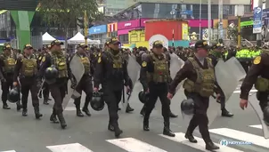 Gobierno actualiza el plan de equipamiento policial. Foto y video: Canal N