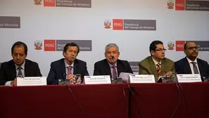 Conferencia de prensa. Foto: Ministerio de Economía