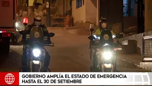 Gobierno amplía estado de emergencia hasta el 30 de setiembre. Video: América