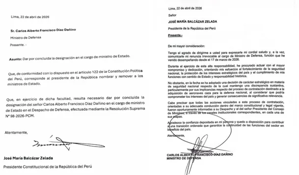 Ejecutivo concluye designación de Carlos Díaz tras crisis por F-16