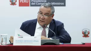 Gustavo Adrianzén, presidente del Consejo de Ministros. Foto: PCM. Video: Canal N