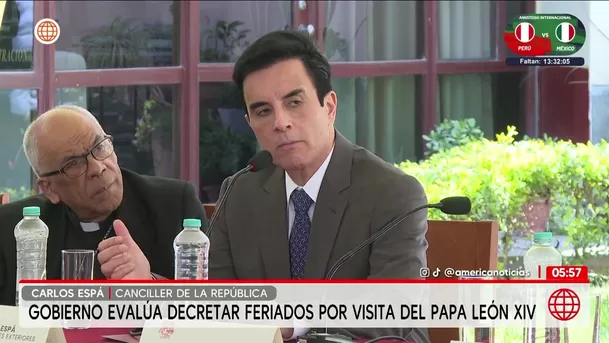 Gobierno evalúa días no laborables por la visita del papa León XIV. Foto: América Noticias Gobierno evalúa días no laborables por la visita del papa León XIV. Foto: América Noticias