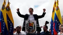 Juan Guaidó se autoproclamó como "presidente encargado de Venezuela" (Foto: EFE)