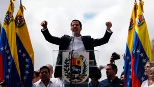 Juan Guaidó se autoproclamó como "presidente encargado de Venezuela" (Foto: EFE)