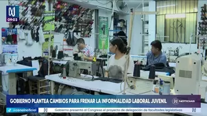Gobierno solicita facultades para reducir la informalidad juvenil. Foto y video: Canal N