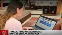 Trabajo remoto. Foto/Video: América Noticias