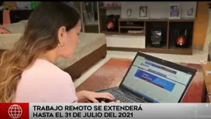 Trabajo remoto. Foto/Video: América Noticias