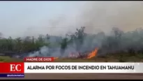 Región Madre de Dios pedirá declarar en emergencia Tahuamanu por incendios forestales. Foto y video: América Noticias