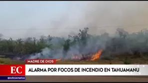 Región Madre de Dios pedirá declarar en emergencia Tahuamanu por incendios forestales. Foto y video: América Noticias