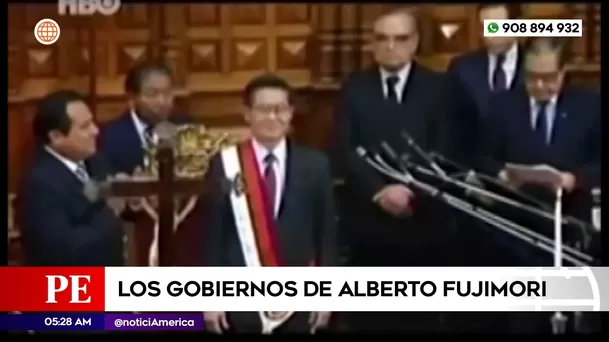 Los gobiernos de Alberto Fujimori. Foto: América Noticias