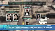 Golpe a red de explotación sexual en jirón Zepita