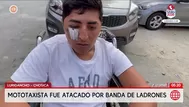 Golpean a mototaxista en Lurigancho-Chosica