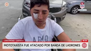 Golpean a mototaxista en Lurigancho-Chosica. Foto y video: América Noticias