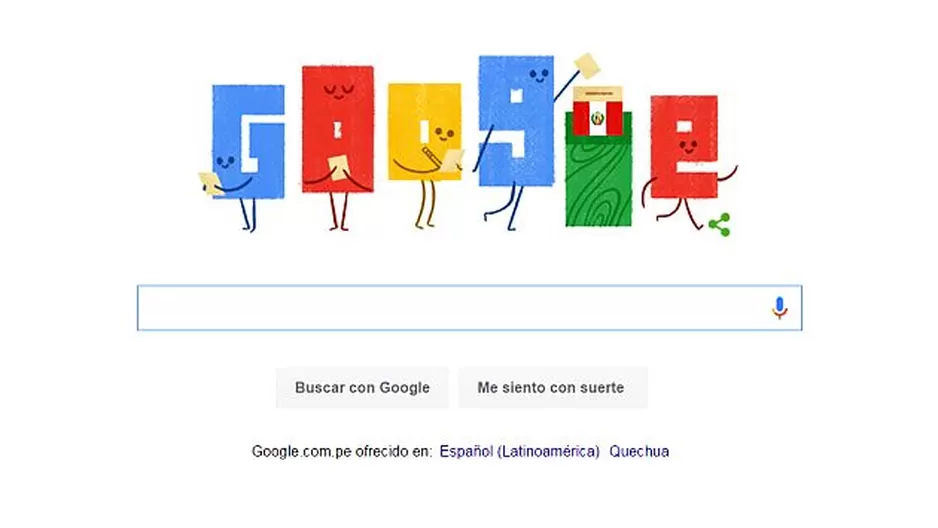 Google ya empleó este tipo de ‘doodle’ para otras ocasiones electorales / Foto: Google