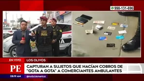 Préstamos gota a gota. Foto y video: América Noticias