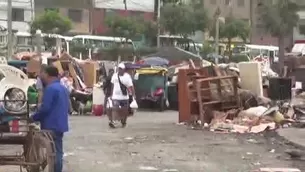 El área, conocida por su alta actividad comercial, ofrece desde alimentos hasta abarrotes y muebles reciclados. / Video: Canal N