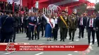 Presidenta Dina Boluarte dio por concluida la Gran Parada y Desfile Cívico Militar