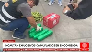 Granadas y fusiles hallados en terminal terrestre de Los Olivos
