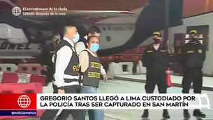 Gregorio Santos fue capturado en San Martín.