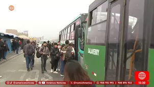 Paro de transportes. América Noticias