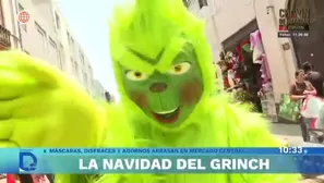 La Navidad del Grinch en el Mercado Central. Foto y video: Domingo al día