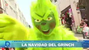 La Navidad del Grinch en el Mercado Central. Foto y video: Domingo al día
