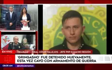‘Gringasho’ es investigado por posesión ilegal de armas y delito contra el patrimonio - Noticias de gringasho