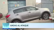 Grúas al ataque