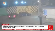 Grupo ataca el estadio de Alianza Lima en La Victoria