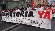 Grupo de jóvenes en el Congreso insiste en derogar nueva ley laboral 