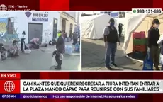 Grupo de piuranos que estaba en el Estadio Nacional intentó entrar a la plaza Manco Cápac - Noticias de manco-capac