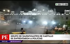 Grupo de simpatizantes de Pedro Castillo se enfrentó a policías - Noticias de sicarios