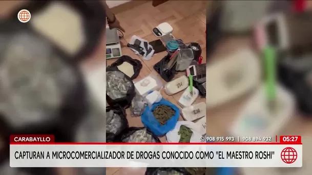 Grupo Terna detiene a alias Maestro Rochi por venta de droga en Carabayllo. Foto: América Noticias Grupo Terna detiene a alias Maestro Rochi por venta de droga en Carabayllo. Foto: América Noticias