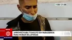 Grupo Terna detuvo a delincuente que robaba en paraderos