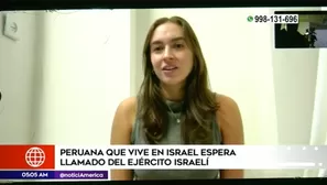 Peruana reservista del Ejército israelí. Foto y video: América Noticias