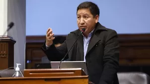 Bellido sobre franja informativa: No parece un proyecto positivo. Foto y video: Canal N/Andina