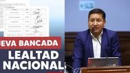 Guido Bellido y cuatro legisladores forman bancada Lealtad Nacional