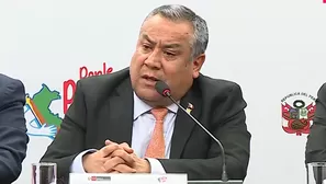 Gustavo Adrianzén, presidente del Consejo de Ministros. Video: Canal N