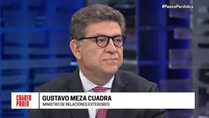 Canciller Gustavo Meza-Cuadra.