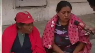 Familiares de los dos desaparecidos en el río Rímac / Fuente:América Noticias