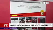 Hackearon web de los bomberos. América Noticias