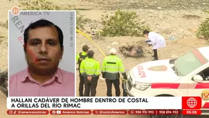 Hallan cadáver de hombre dentro de costal a orillas del río Rímac en el Cercado de Lima. Foto y video: América Noticias