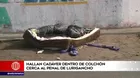 Hallan cadáver dentro de colchón cerca al penal de Lurigancho