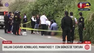 Hallan cadáver de un hombre acribillado en Huaura