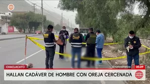 Hallan cadáver de un hombre en la Carretera Central. Foto y video: América Noticias